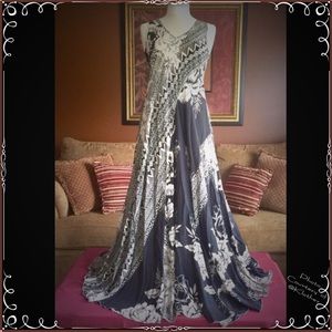 ❣️JOHNNY WAS BIYA BORA ~ BLACK & CREAM ~ SZ MED❣️